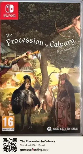 The Procession to Calvary Nintendo Switch, PAL box front