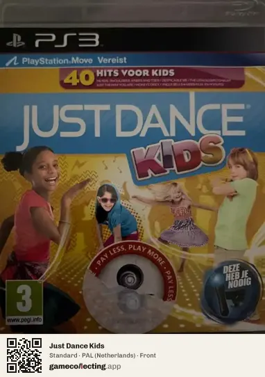 Just Dance Kids PlayStation 3, Netherlands box front