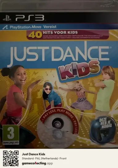 Just Dance Kids PlayStation 3, Netherlands box front