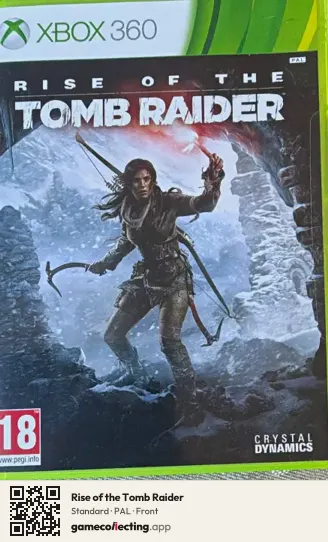 Rise of the Tomb Raider Xbox 360, PAL box front