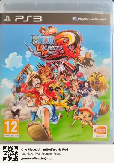 One Piece: Unlimited World Red PlayStation 3, France box front