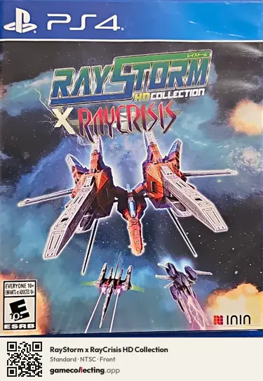 RayStorm x RayCrisis HD Collection PlayStation 4, NTSC box front