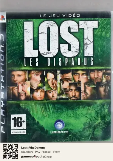 Lost: Via Domus PlayStation 3, France box front