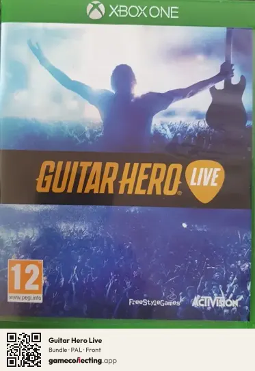 Guitar Hero Live Xbox One, PAL box front