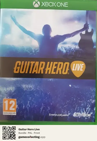 Guitar Hero Live Xbox One, PAL box front