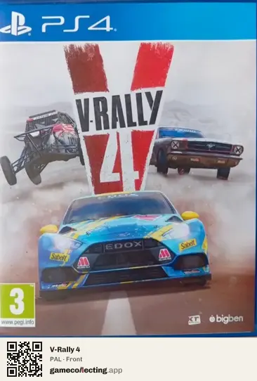V-Rally 4 PlayStation 4, PAL box front