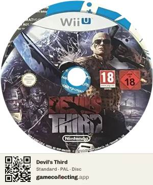 Devil's Third Nintendo Wii U, PAL disc