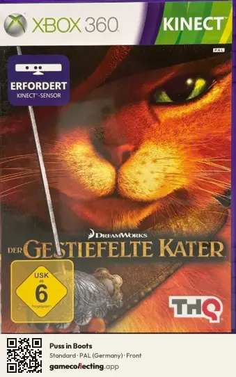 Puss in Boots Xbox 360, Germany box front