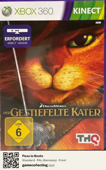 Puss in Boots Xbox 360, Germany box front