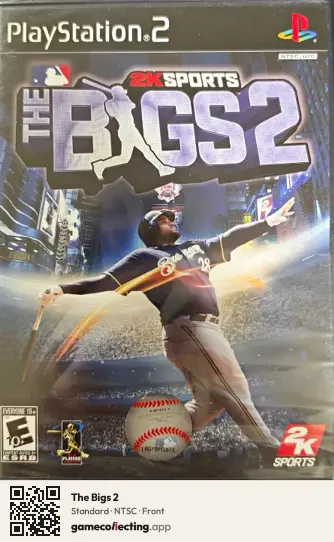The Bigs 2 PlayStation 2, NTSC box front