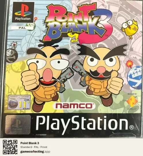 Point Blank 3 PlayStation, PAL box front