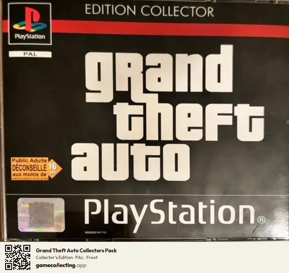 Grand Theft Auto Collectors Pack PlayStation, PAL box front