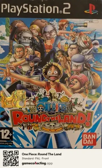 One Piece: Round The Land PlayStation 2, PAL box front