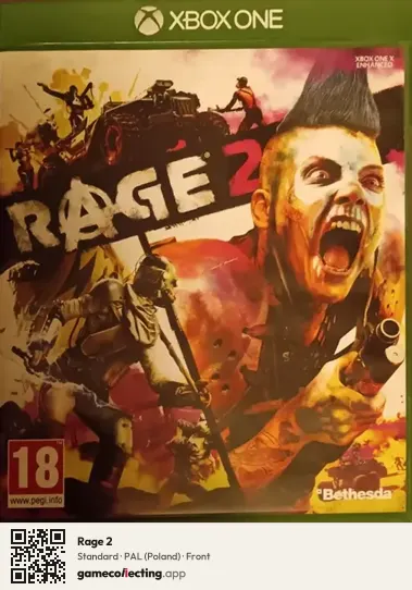 Rage 2 Xbox One, Poland box front