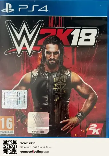 WWE 2K18 PlayStation 4, Italy box front