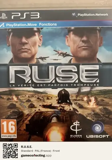 R.U.S.E. PlayStation 3, France box front