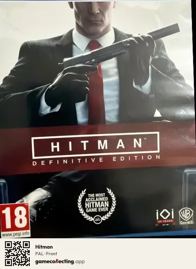 Hitman PlayStation 4, PAL box front