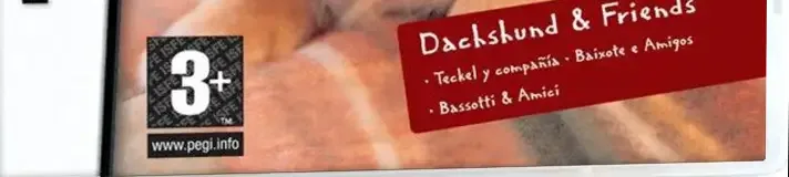 Nintendogs: Dachshund & Friends, the PEGI square on its front
