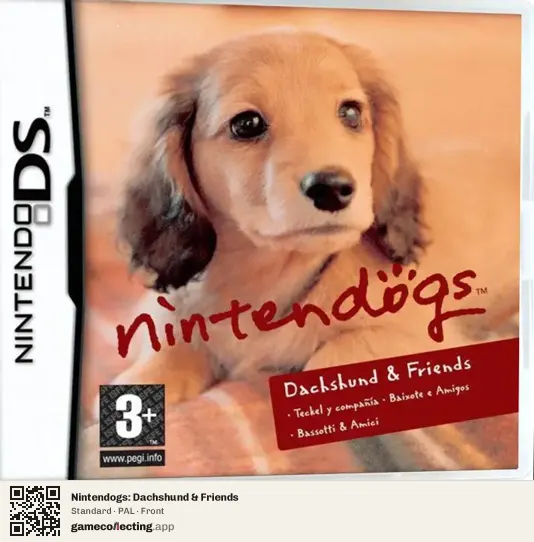 Nintendogs: Dachshund & Friends Nintendo DS, PAL box front