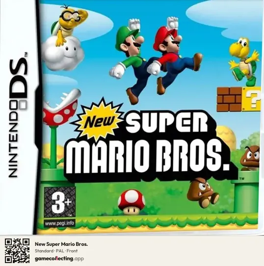 New Super Mario Bros. Nintendo DS, PAL box front