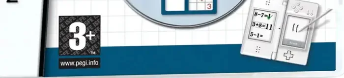 Brain Age: Train Your Brain in Minutes a Day!, the PEGI square on its front