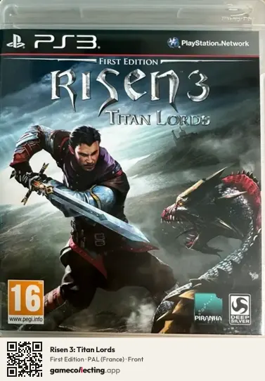Risen 3: Titan Lords PlayStation 3, France box front