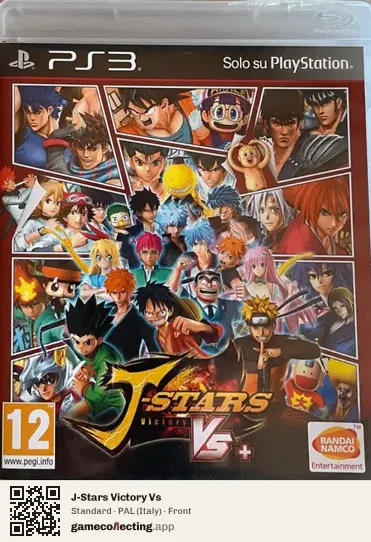J-Stars Victory Vs PlayStation 3, Italy box front