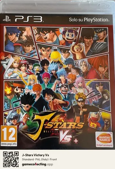 J-Stars Victory Vs PlayStation 3, Italy box front
