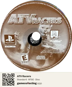 ATV Racers PlayStation, NTSC disc