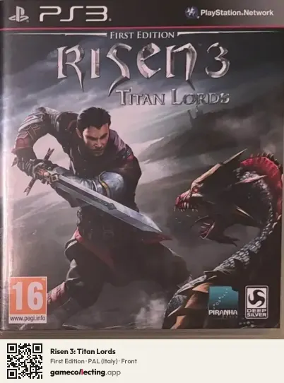 Risen 3: Titan Lords PlayStation 3, Italy box front