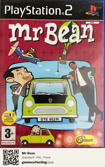 Mr Bean PlayStation 2, PAL box front
