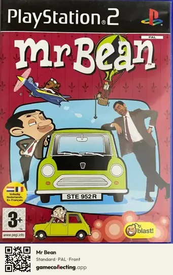 Mr Bean PlayStation 2, PAL box front
