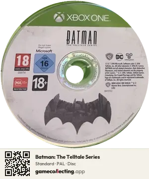 Batman: The Telltale Series Xbox One, PAL disc