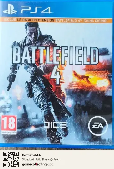 Battlefield 4 PlayStation 4, France box front