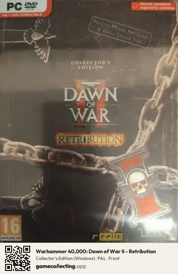 Warhammer 40,000: Dawn of War II - Retribution Computer, PAL box front