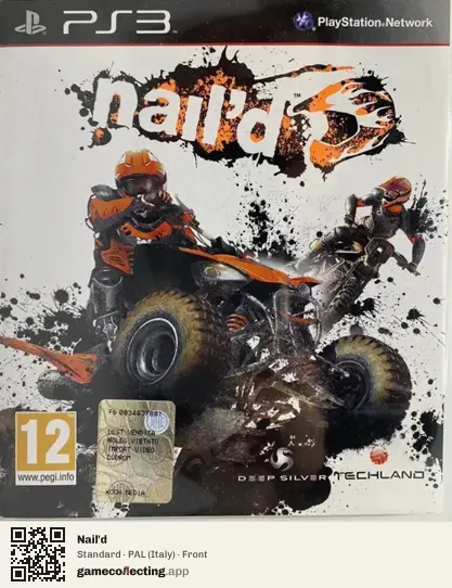Nail'd PlayStation 3, Italy box front
