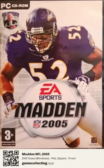 Madden NFL 2005 Computer, Spain box front