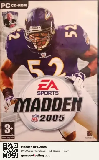 Madden NFL 2005 Computer, Spain box front