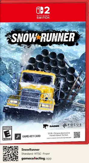 SnowRunner Nintendo Switch 2, NTSC box front