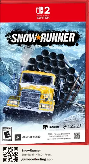 SnowRunner Nintendo Switch 2, NTSC box front