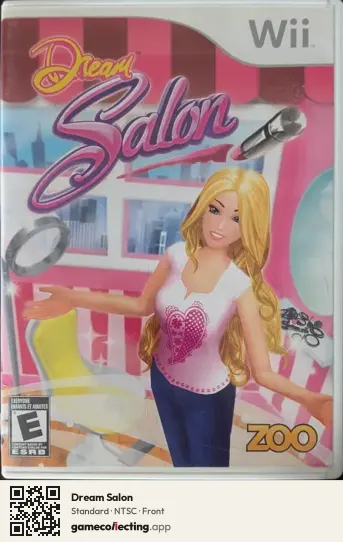 Dream Salon Nintendo Wii, NTSC box front