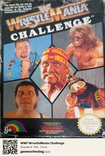 WWF WrestleMania Challenge Nintendo Entertainment System, PAL box front