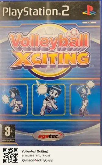 Volleyball Xciting PlayStation 2, PAL box front