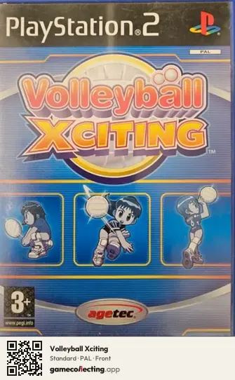 Volleyball Xciting PlayStation 2, PAL box front