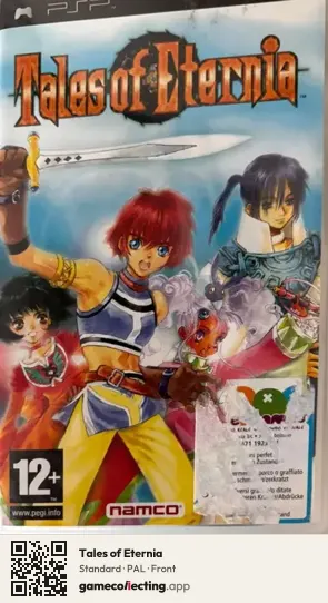 Tales of Eternia PlayStation Portable, PAL box front