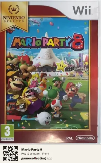 Mario Party 8 Nintendo Wii, Germany box front