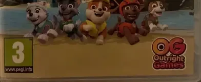 PAW Patrol World, the PEGI square on its front