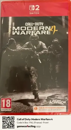 Call of Duty: Modern Warfare 4 Nintendo Switch 2, France box front