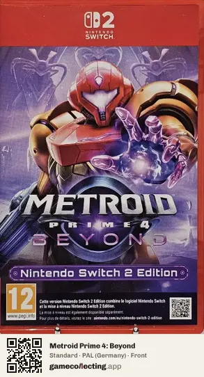 Metroid Prime 4: Beyond Nintendo Switch 2, Germany box front