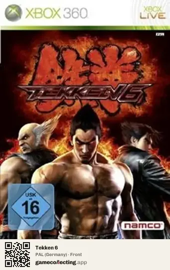 Tekken 6 Xbox 360, Germany box front